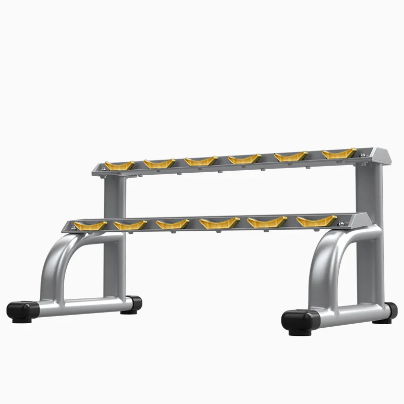 

Оптовая продажа профессионального коммерческого фитнес-оборудования: двухуровневая стойка для гантелей на шесть пар