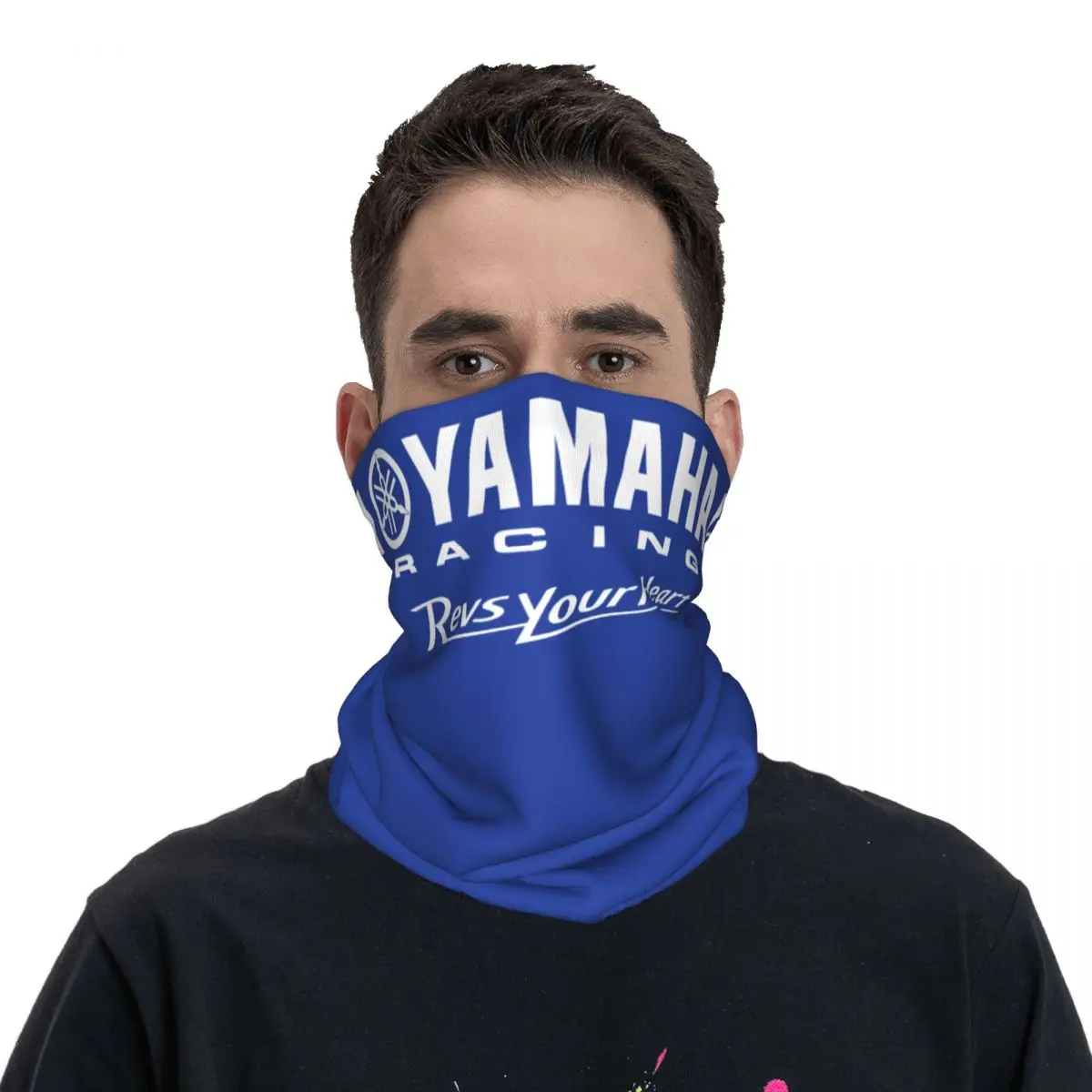 Y-Yamaha Windproof Impresso Envoltório Lenço, Moto Bandana Stuff, Tampa do pescoço, Headband quente para Caminhadas, Novo, 2024