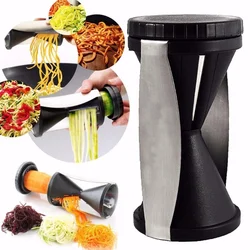 kitchen multi-function wire cutter creative spiral funnel wire cutter rotary vegetable slicer