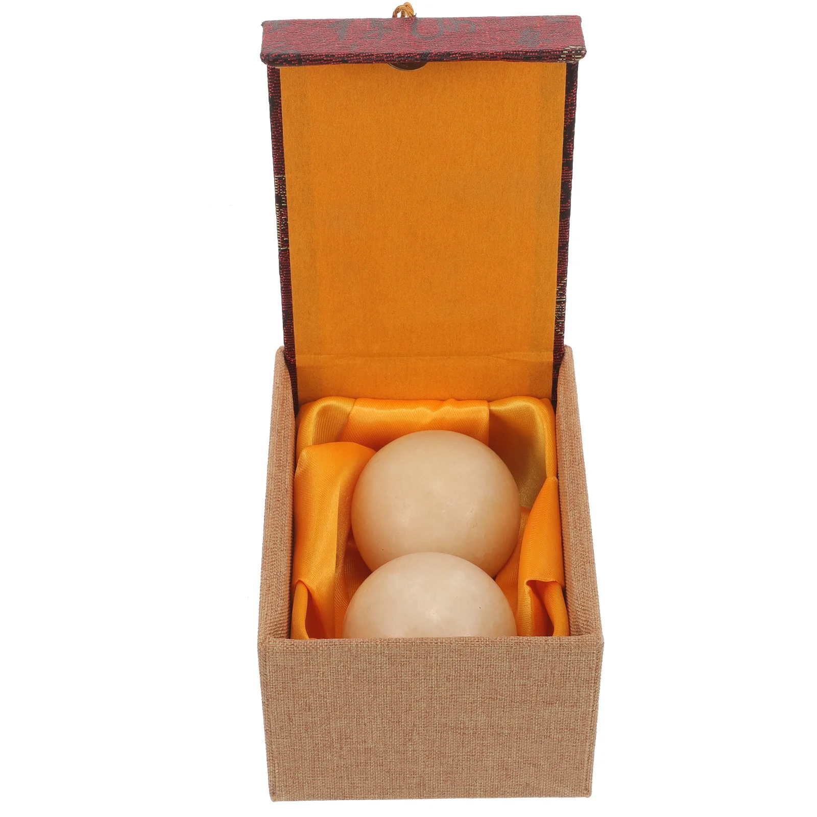

1Set Hand Massage Ball Made of Sturdy Jade Material Smooth Comfortable Grip for Daily Hand Training and Decorative Display Use