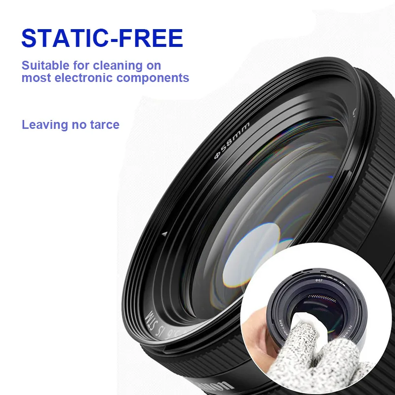 MECHANIC Non-Dust Cloth 50 PCS Anti Static Paper Drawing Type for Phone Pad Tablet Camera PC Screen Cleaning Tool