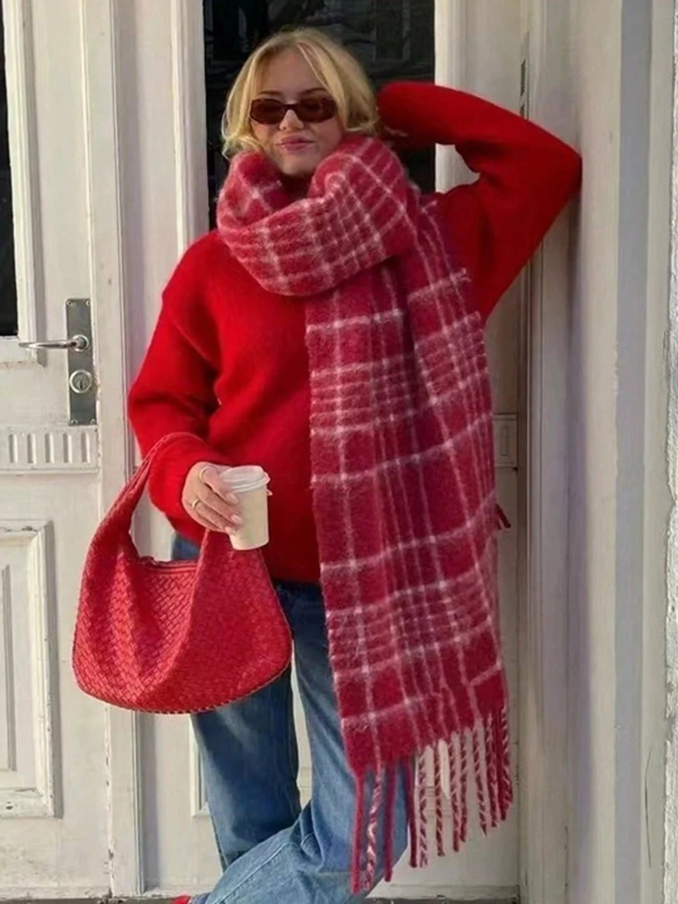 Thumbnail 2 - #50 Latest Plaid Winter Scarf Offers