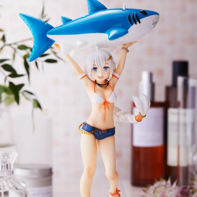 

(In Stock) (W_3528) 1/7 Kizuna Akari Swimsuit Ver npainted Unassembled WF2020w GK Anime Figure Diy White Resin Model Kit