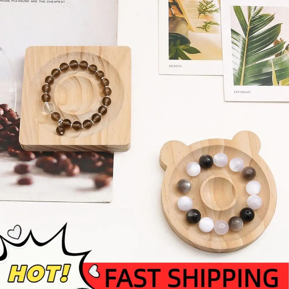 

Набор из 6 деревянных подставок для браслетов, органайзер для бижутерии, доска для браслетов и бусин для изготовления украшений