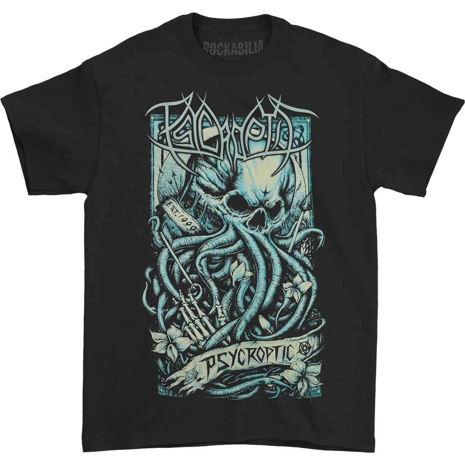 Men'S Psycroptic Leviathan T Shirt Large Black