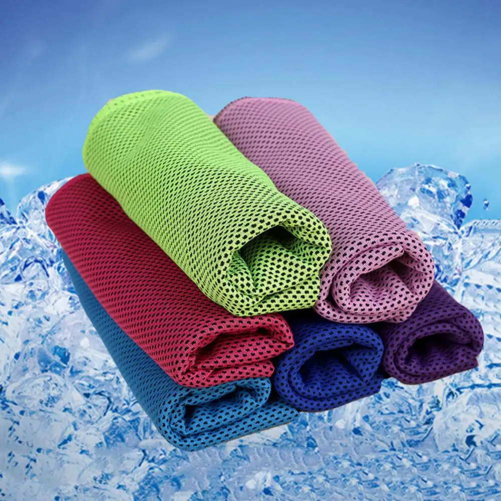 Cool And Cold Towel Innovative Provides Relief Enduring Cooling Effect Utility Stay Cool During Workouts Heat Relief Refreshing