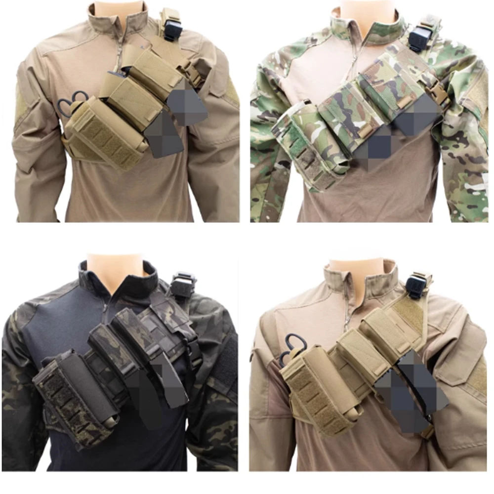 Outdoor Tactical Diagonal Cross Chest With Shoulder Strap