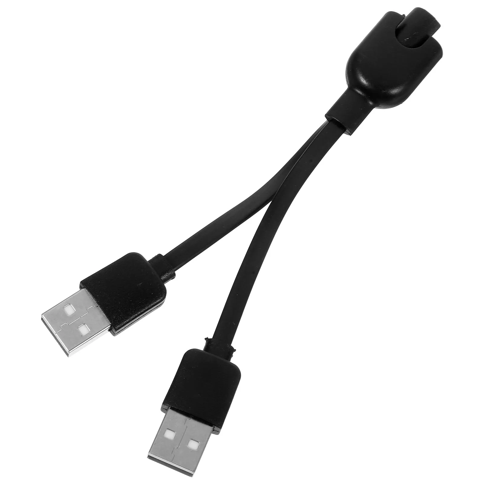 

2pcs Usb Charging Cable For 3 Fast Charge Copper Wire No Heating Data Transfer Cord Smart Bracelet Cable