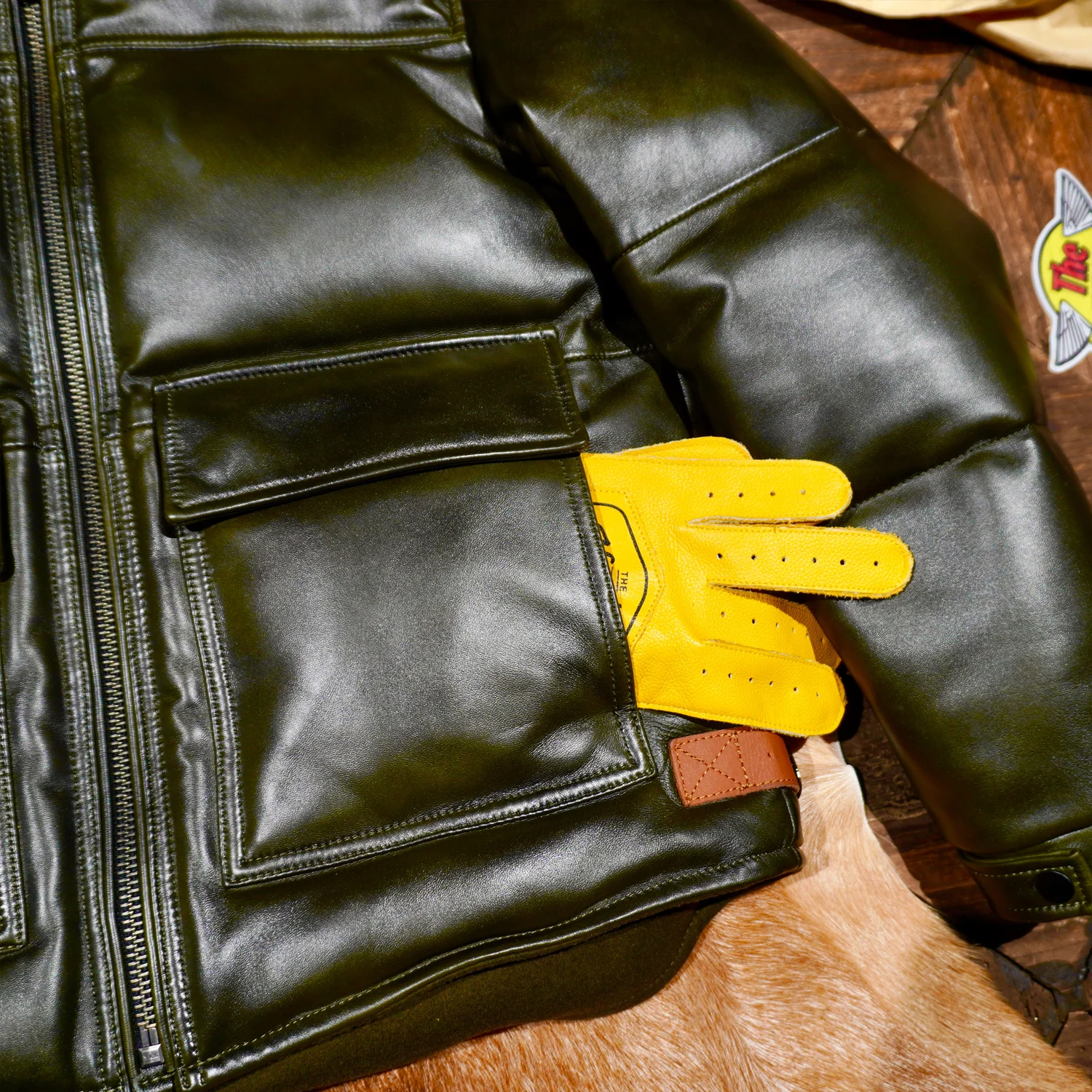 Tailor Brando Classic Italian Full-Grain Sheepskin with 380g+ White Duck Down Fill Winter Warmth Genuine Leather Down Jacket