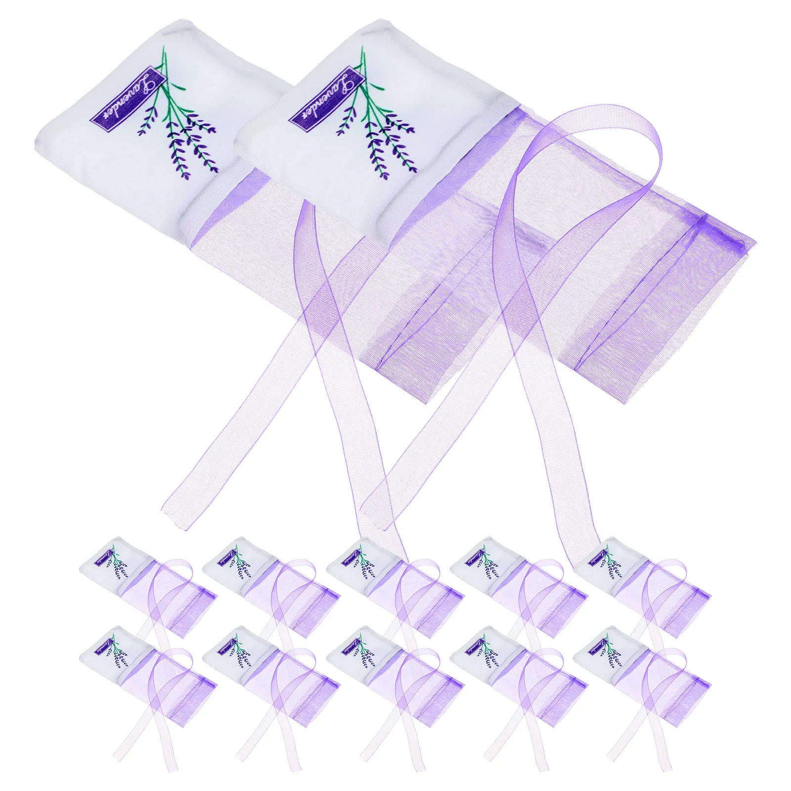 25 Pcs Lavender Bags for Moths Packaging Drawstring Mint Clear Wrapping Vanilla Perfume