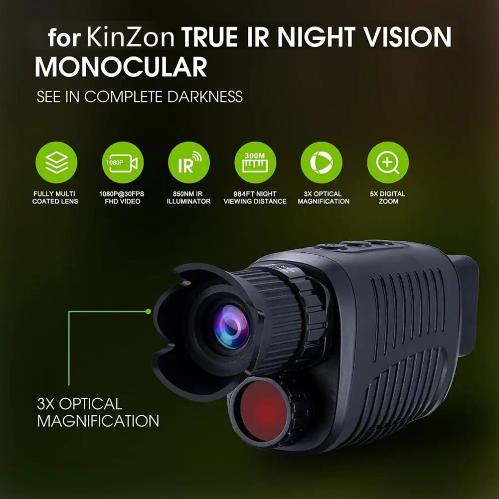 Digital Night Vision Device Support TF Card USB Infrared Digital Zoom 5X Photography Hunting Surveillance Infrared Monocular