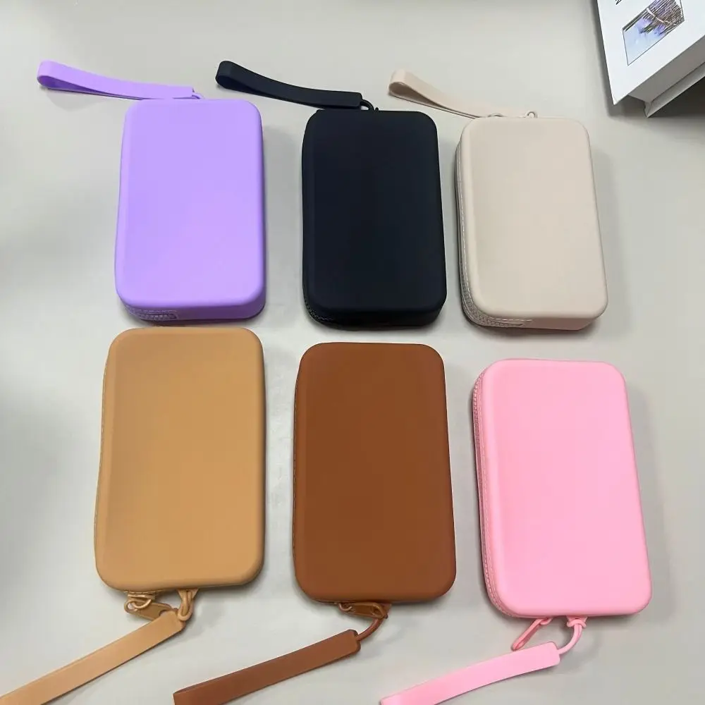 Fashion Multifunction Rectangular Wallet Silicone Space Saving Carrying Handbags Waterproof Storage Bag Men