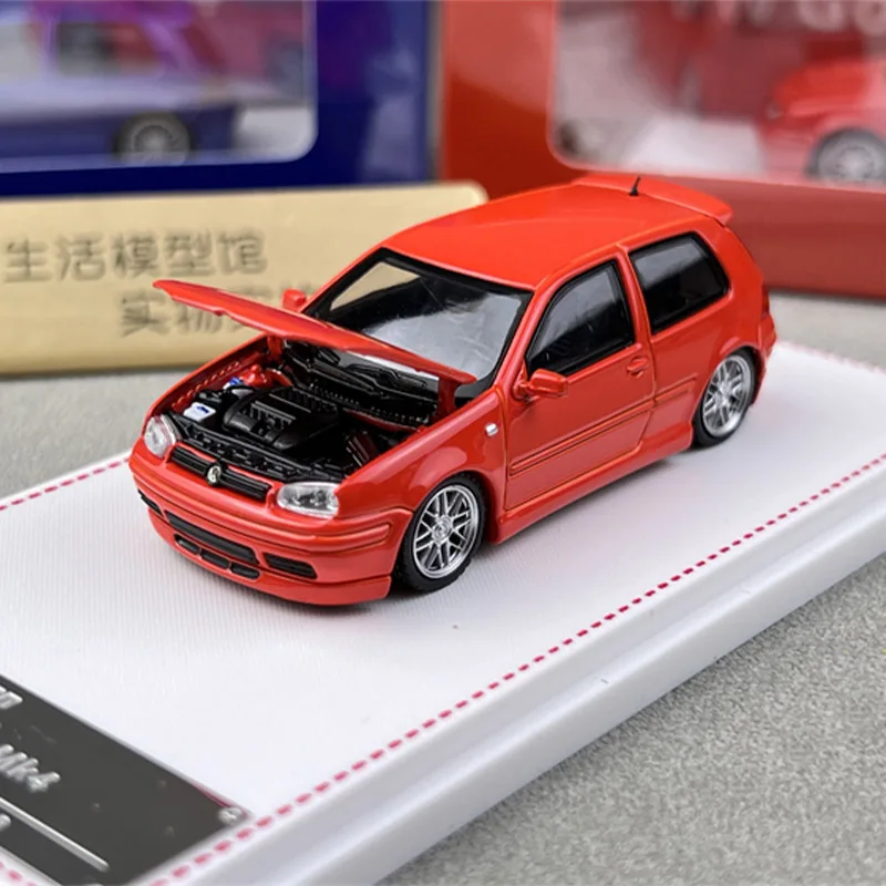 FH Diecast 1:64 Scale VW Golf GTI Mk4 Commercial Vehicle Simulation Alloy Car Model Static Display Toy Gift Souvenir Collection