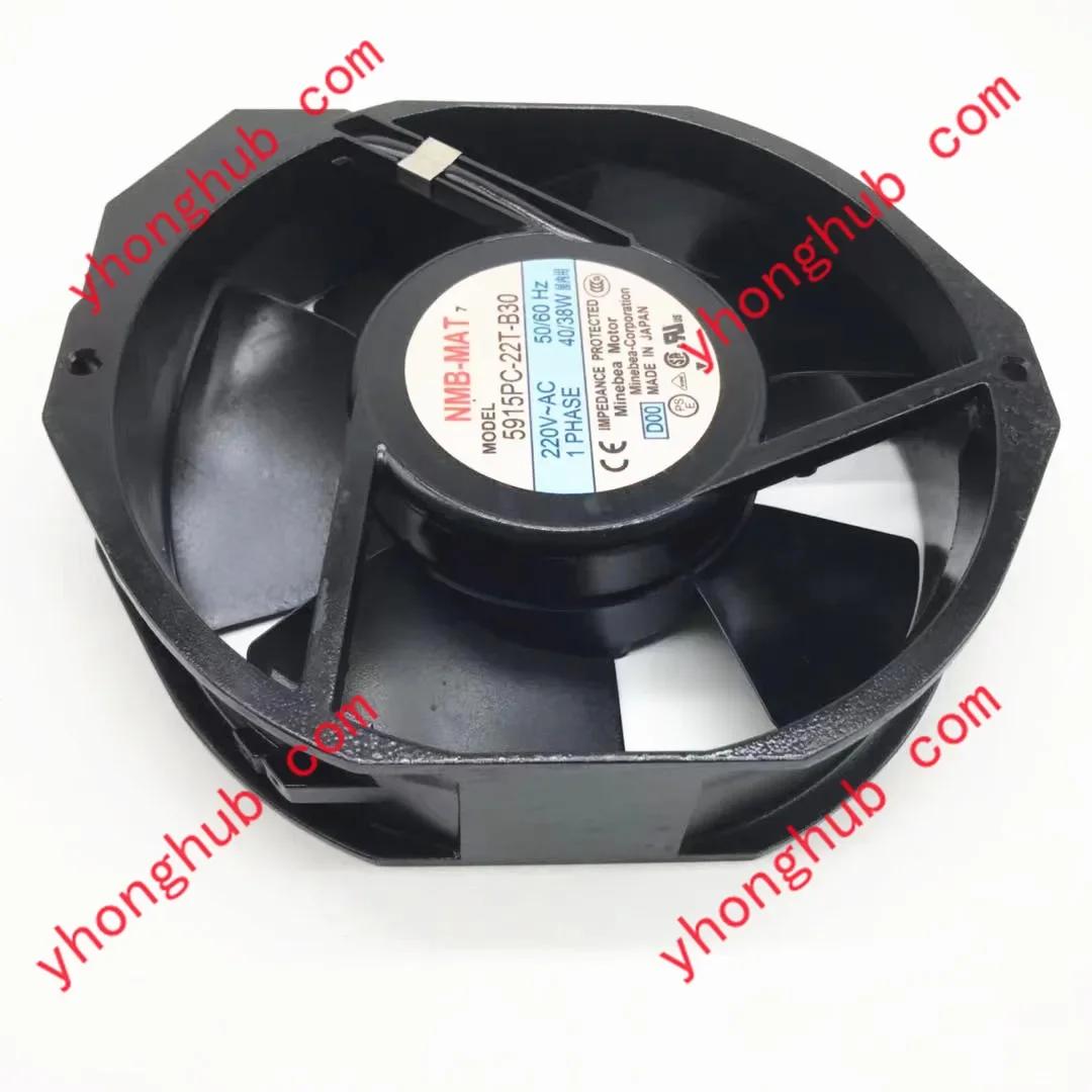 NMB-MAT 5915PC-23T-B30 D00 AC 230V 35W 172x150x38mm Server Cooling Fan