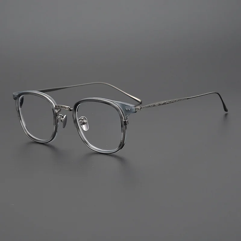 Top Quality Titanium Optical Eyeglasses Designer Luxury Square Prescription Glasses Frame Men Women Luxury Computer Eyewear