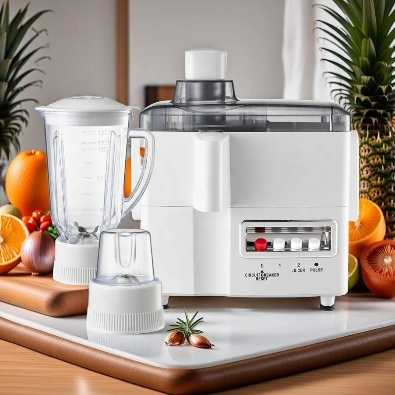 

Versatile 1.8 liter Juice Blender Smoothie Blender 4 in 1 Food Blender with Electric Meat Cutter Grinder