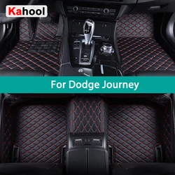KAHOOL Custom Car Floor Mats For Dodge Journey 2008-2023 Auto Carpets Foot Coche Accessorie