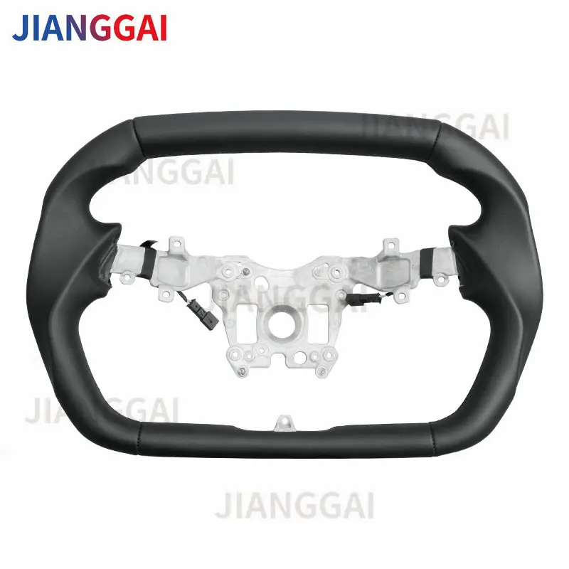 

Ручка с хомутом в кибер-стиле для Tesla Model 3 Highland 2024 2025 Рулевое колесо с подогревом Автомобильные аксессуары