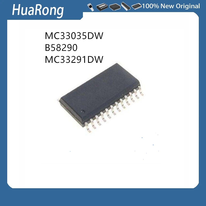 10Pcs/Lot MC33035DW MC33035 B58290  MC33291DW MC33291 SOP24