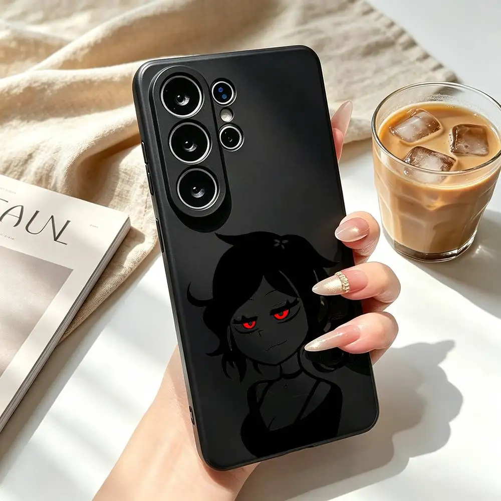 Andy and Leyley Couple Style Phone Case For Samsung S26,S25,S24,S23,S22,S21,S30,Ultra,Plus,Fe,Soft Silicone Black Cover