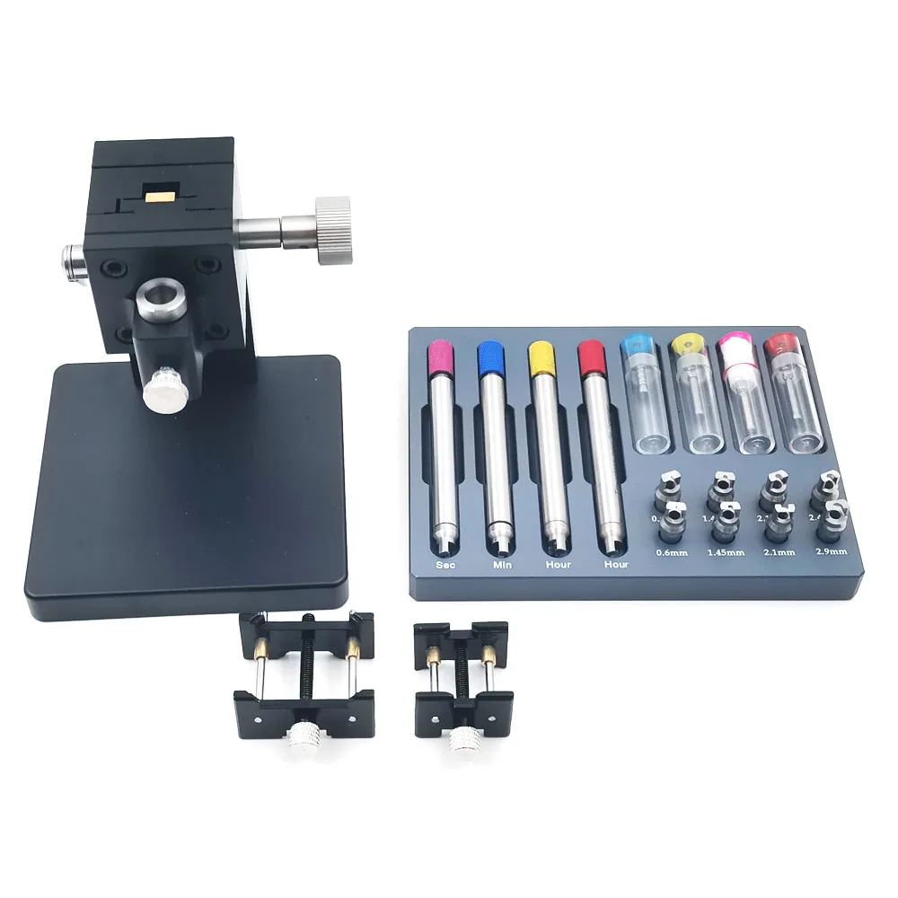 

High Precision Watch Hands Fitting Removal Tool Kit Stepless Longitudinal Second Minute Hour Hand Pull Press Tool For Watchmaker