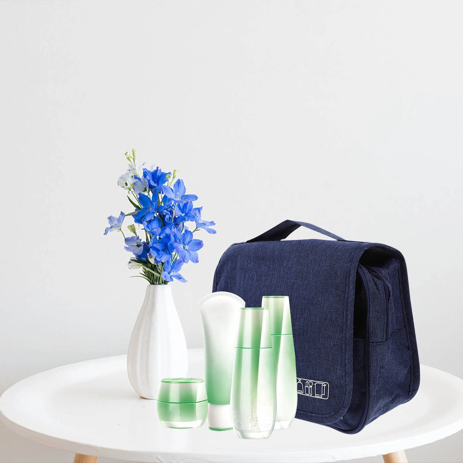 

Foldable Makeup Travel Toiletry Organizer Portable For Women Oxford Cloth Toiletry Bag For Travel Daily Use