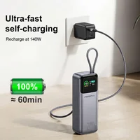PISEN 240W Power Bank With Fast Charging Cable 27000mAh Portable
