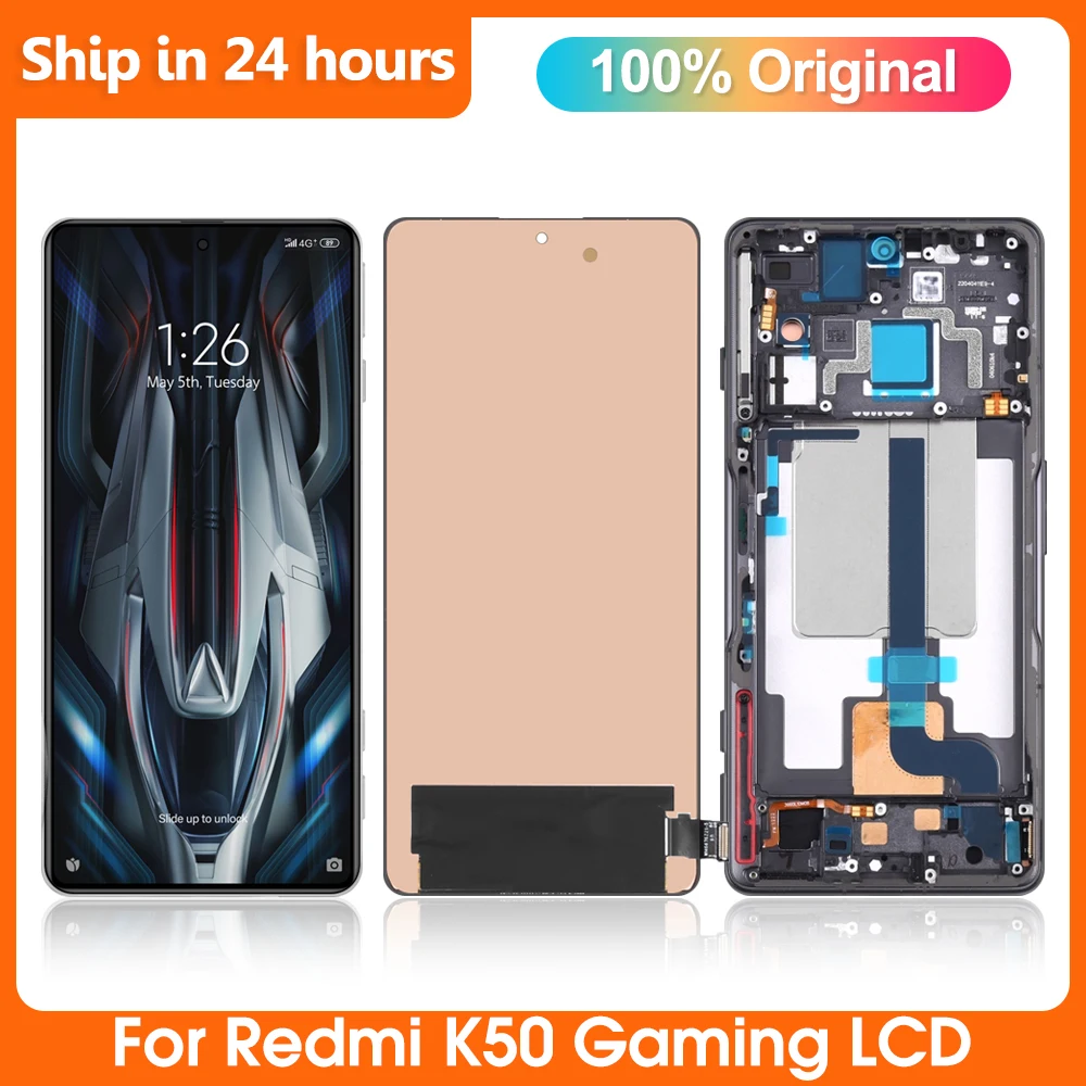 

6.67" Original For Xiaomi Redmi K50 Gaming LCD Display Touch Screen Digitizer Assembly Replacement For Redmi K50 21121210C lcd