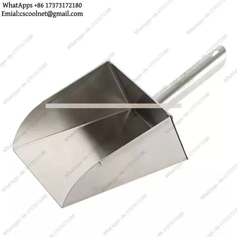 JS02 304 Stainless Steel Ice Scoop, Food Grade Metal Shovel for Tea, Grain, Meat, Ice Cube, Kitchen Bar Restaurant Storage Tool