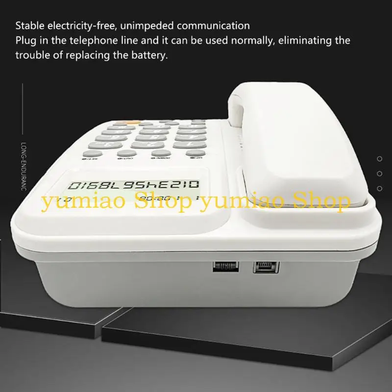 587B Desk Telephone With Caller Display Big Button for Hotel Guests and Business