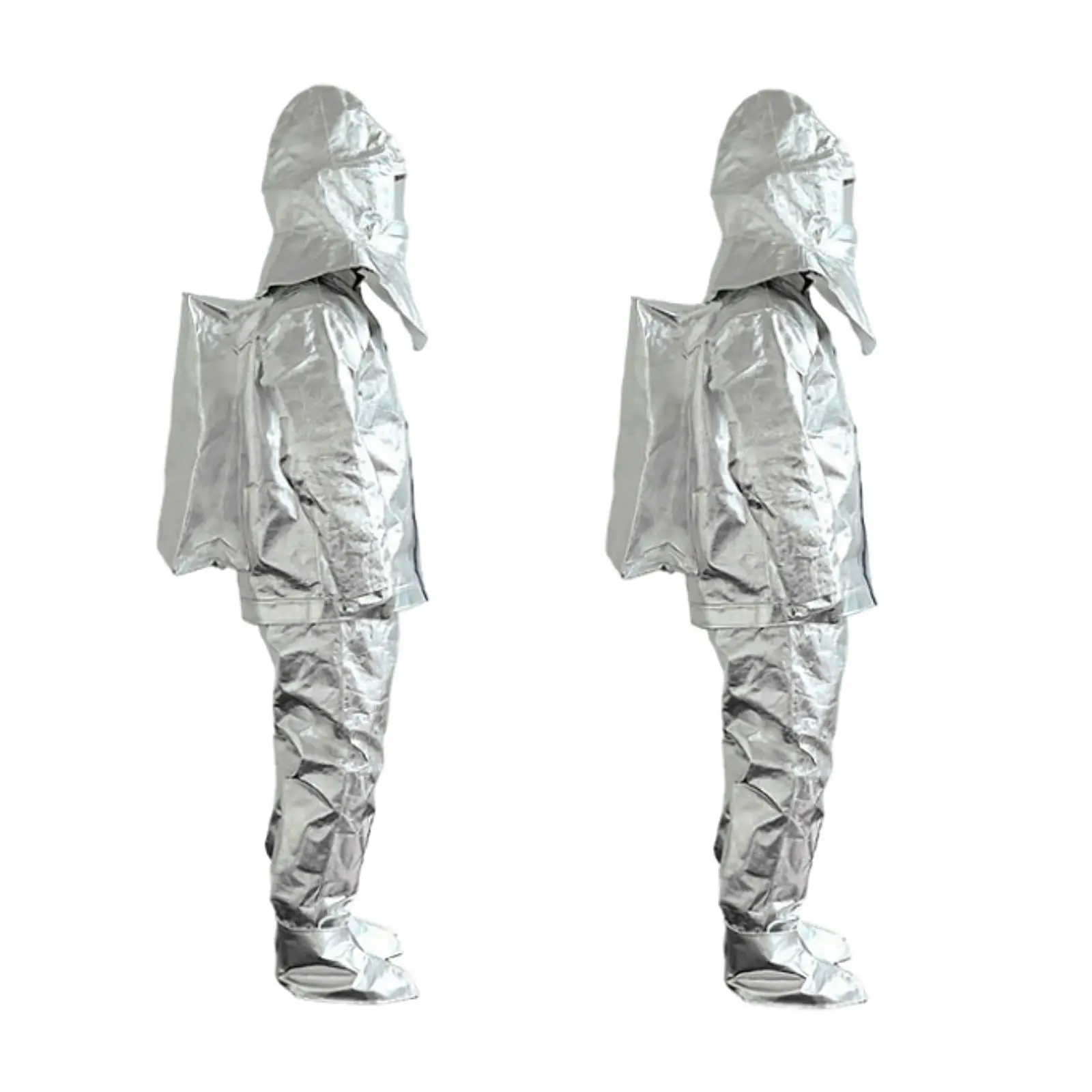 

Fire Resistant Suit Comfortable to Wear High Temp Insulating Welding Gear Aluminum Foil Protective Workwear for Grinding Welding