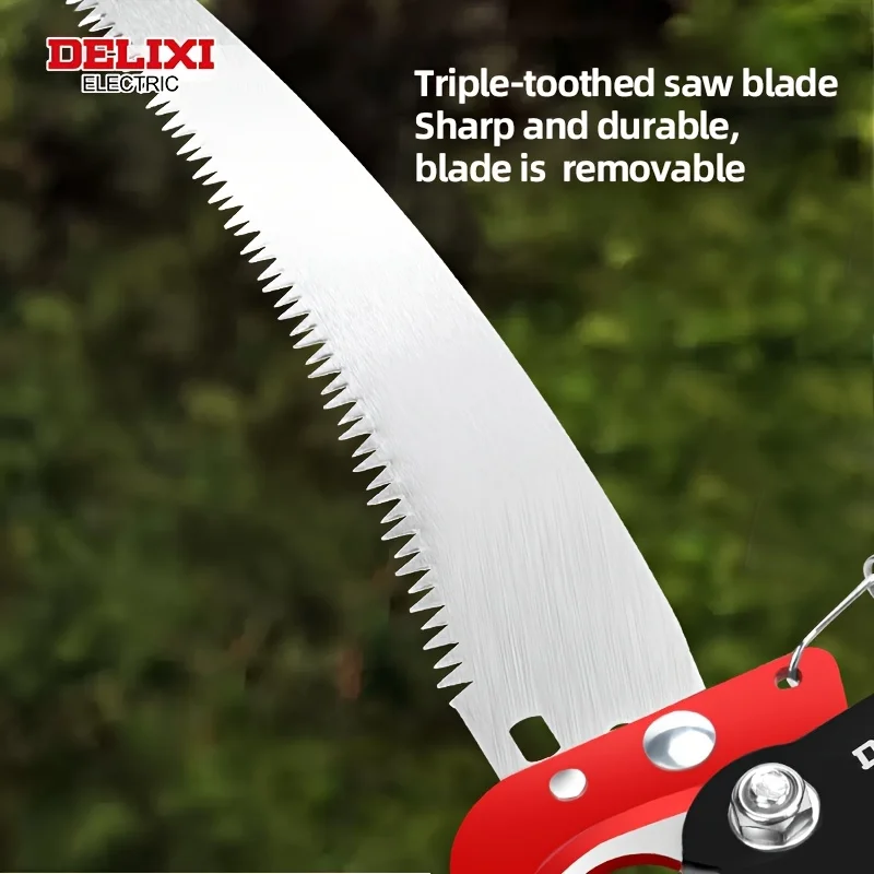 

Garden Trimming Tool,Extendable Tree Pruner Saw Head Without Pole,High-Altitude Branche Trimmer,Labor-saving 2 Wheels Garden Saw