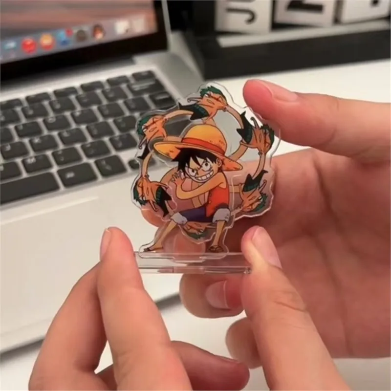 قطعة واحدة لوفي حامل تدوير نموذج أنيمي الاكريليك الشكل حامل نموذج الإبداعية الدورية حامل سطح المكتب الحلي تأثيري هدايا جديد