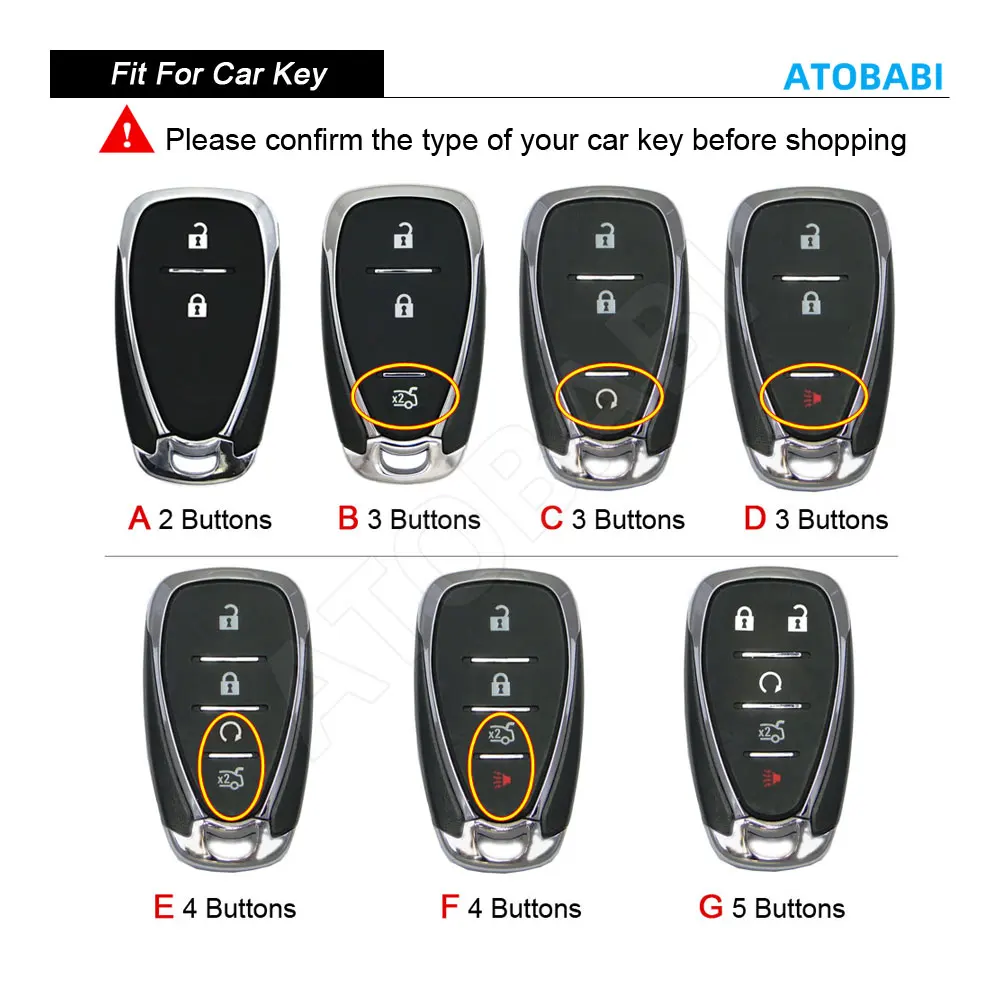 Leather Car Key Cover Bag For Chevrolet Equinox Spark Trax Traverse Blazer Trailblazer Smart Auto Remote Fobs Shell Protect Case
