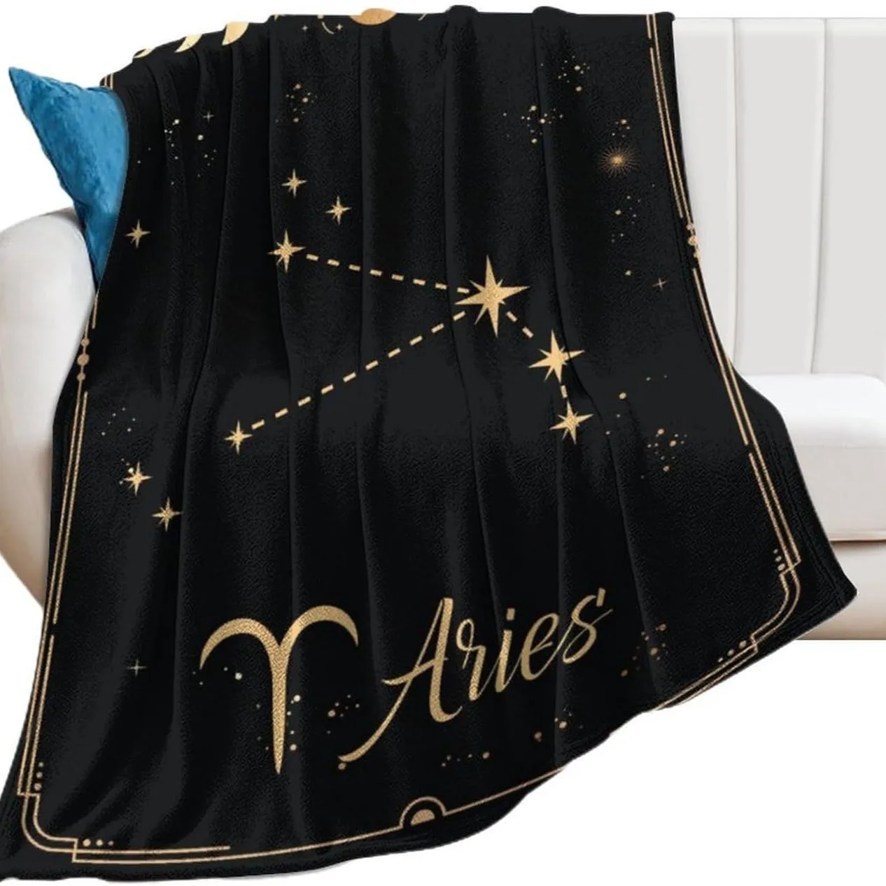 اثني عشر علامات زودياك أنماط بطانية مطبوعة لسرير أريكة السفر التخييم غرفة المعيشة تكييف بطانية لجميع المواسم الهدايا #1