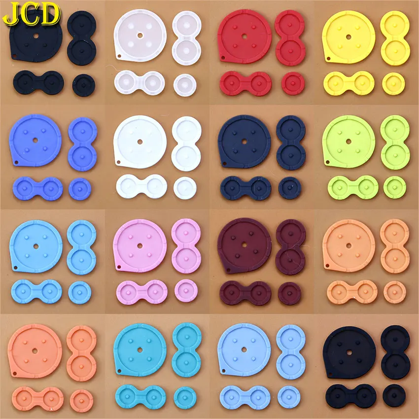 

JCD For GBA SP High Quality Rubber Button Conductive Pads For GameBoy Advance SP Silicone A-B D-pad Start Select Keypad