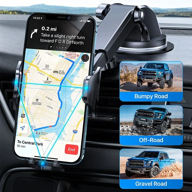 Gravity Car Phone Holder Air Vent Clip Mount Holder GPS Stand For Mobile Phone Universal Car Stand Smartphone Holders In Car