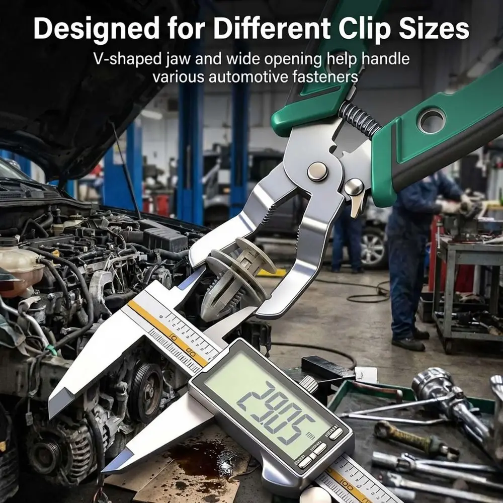 Multi-functional Car Fastener Removal Pliers V Shape High-efficiency Trim Clip Removal Pliers Heavy Duty