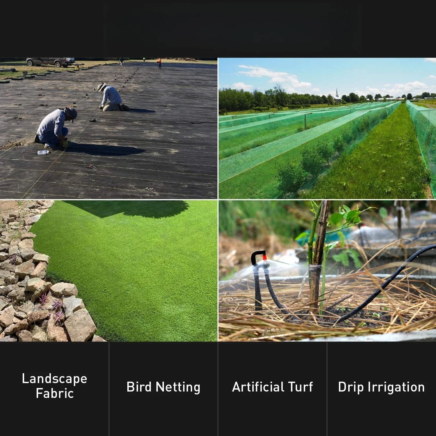 Round Top 6-Inch Landscape Staples ~ SOD Garden Stakes Square Pin for Ground Cover Fabric & Drip Irrigation Tubing, Customized