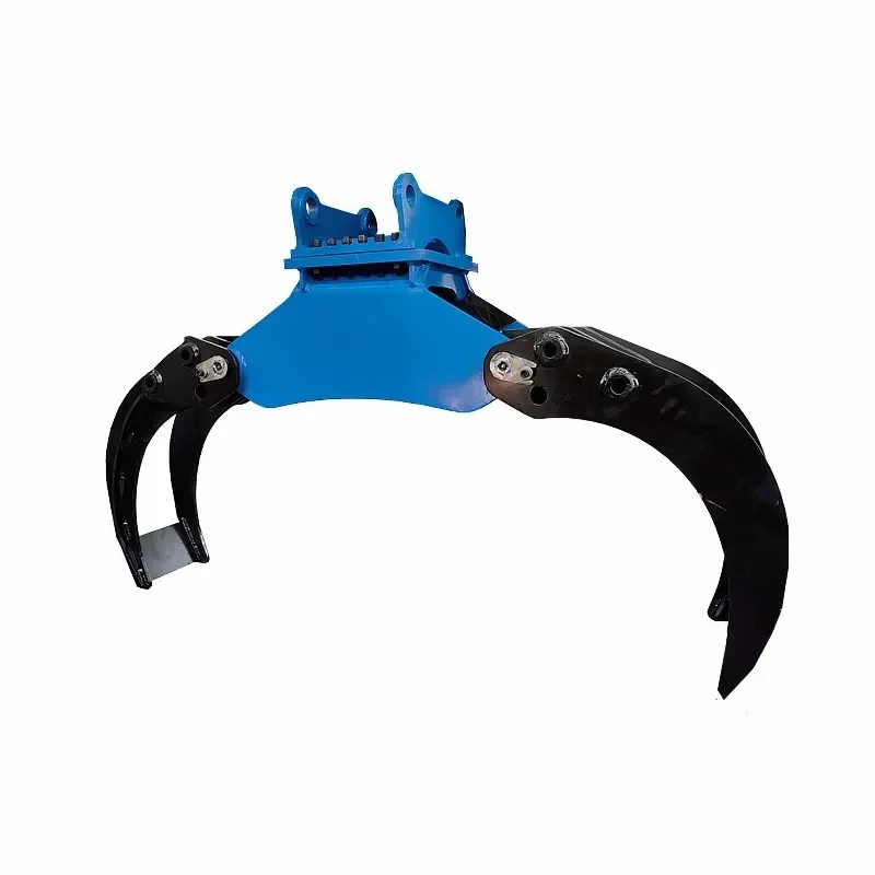 Excavator Hydraulic Rotator Log Grapple Wood Log Grab Forest Grapple