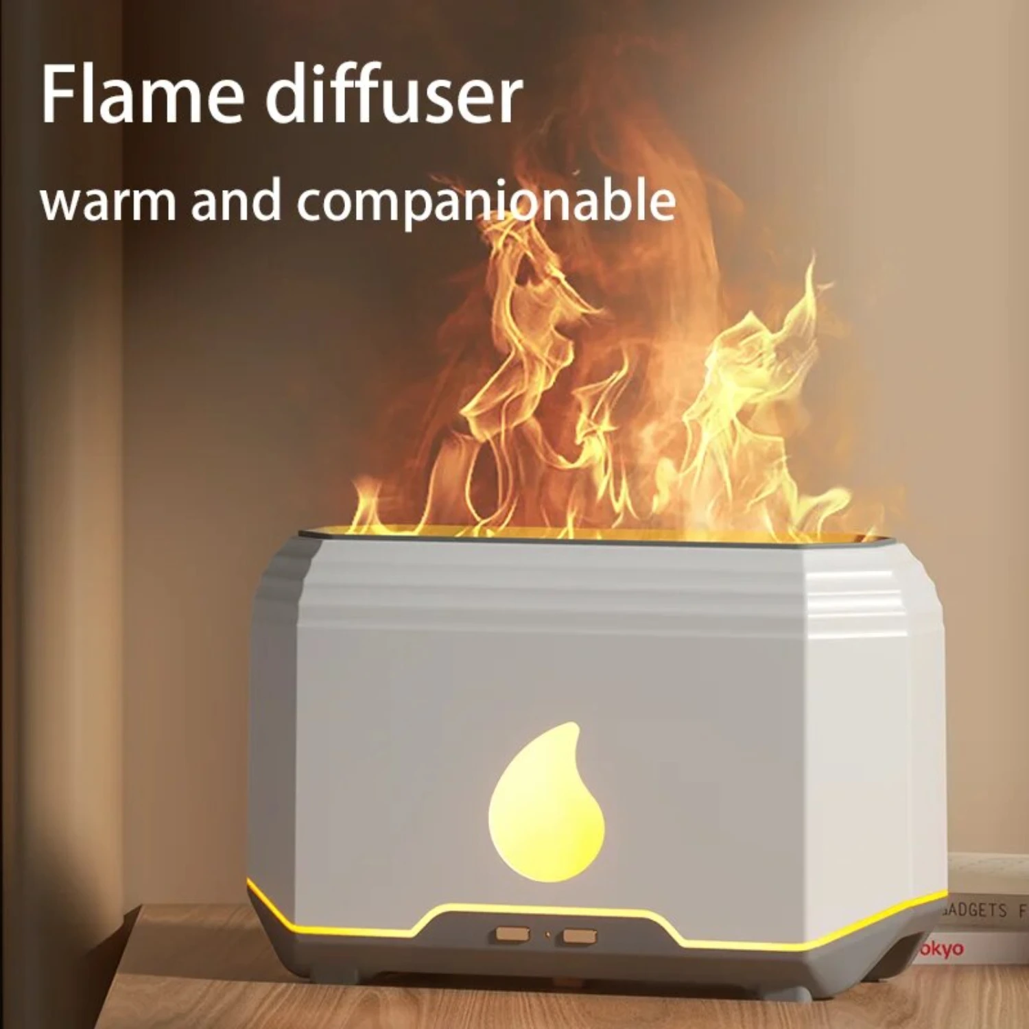 Experience the Next Level in Flame Technology with Cutting-Edge Advanced Ultrasonic Essential Oil Lamp Diffuser for Aromatherapy