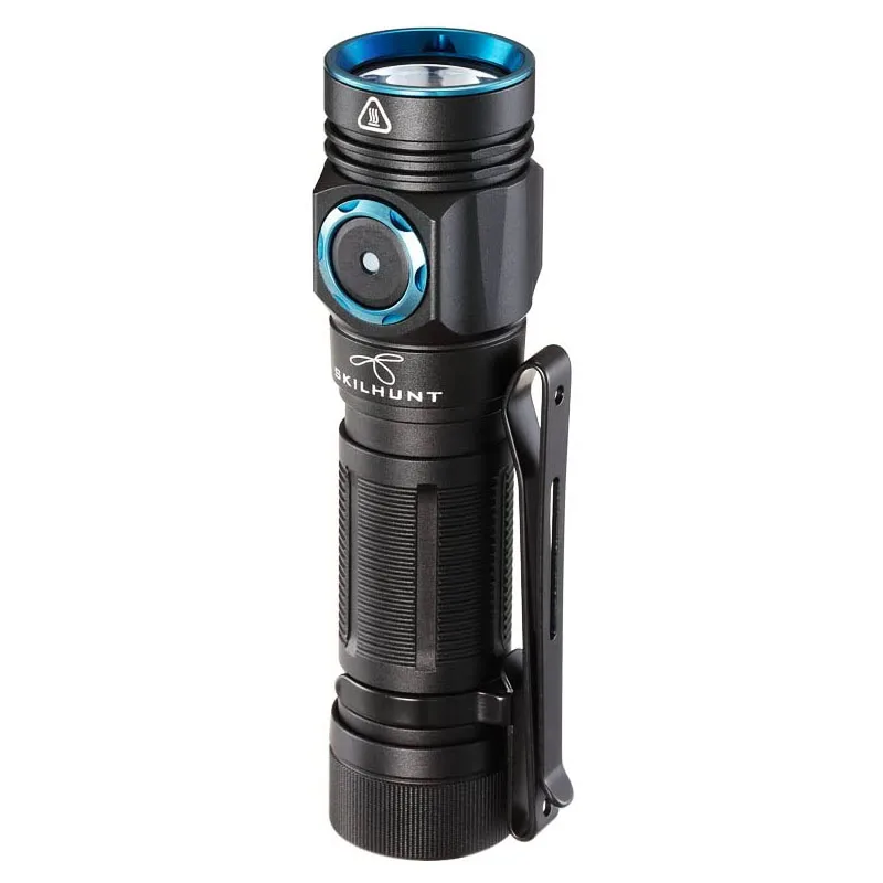 Imagem -06 - Skilhunt-lanterna Compact Edc Versão Alta Cri Bateria 14500 Led Lh351d M150 v3 5000k 600 Lumens