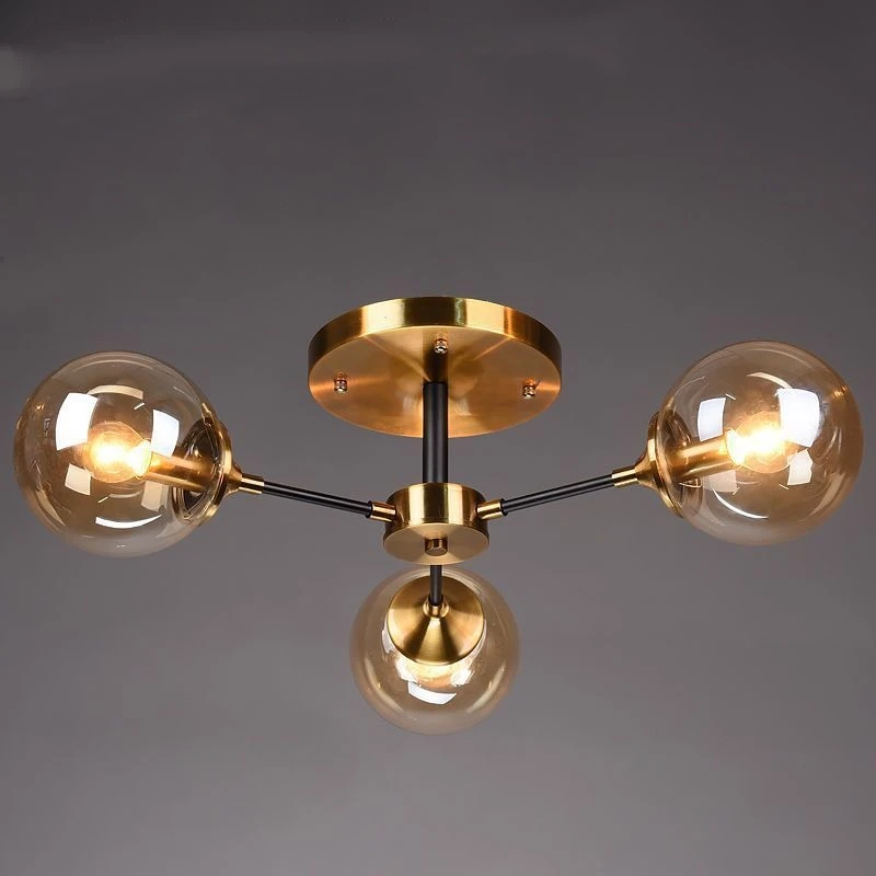 

Glass Ceiling Chandeliers Nordic Suspension Pendant Lamp Luminaire Hanging Light for Living Room Bedroom