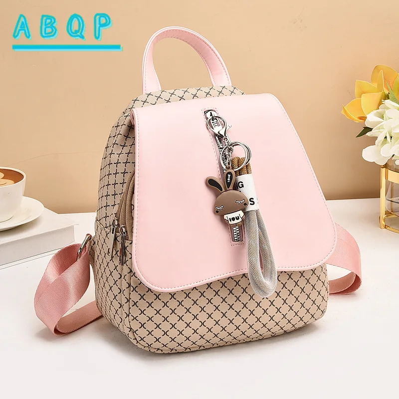 

New Women's Backpack Luxury Brand Cartoon Cute Women's Mini Backpack PU Large Capacity Fashion Leisure Backpack High Quality
