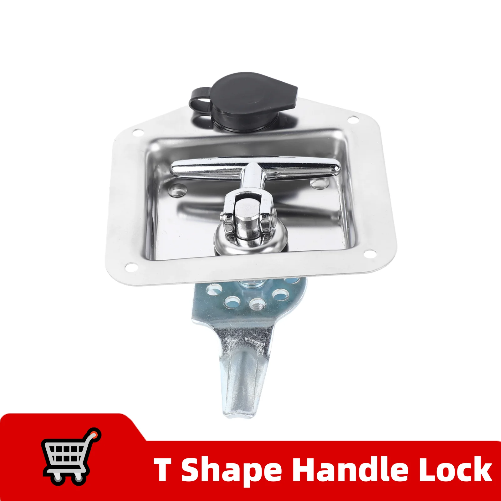 

Stainless Steel Folding T Shape Handle Lock T Handle for Truck Trailer Engineering Vehicles T Shape Handle Lock for Truck