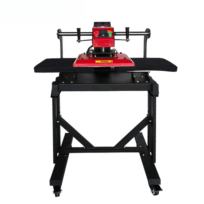 

l # High quality Pneumatic 40*60 cm double stations Upper slip automatic heat press machines sublimation machine for T shirt