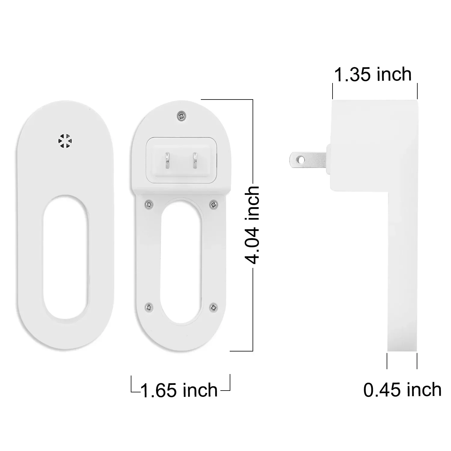 LED Plug Night Light EU/US Wall Socket Lamp With Twilight Sensor Energy Saving Kids Room Bedroo Portable Night Lights