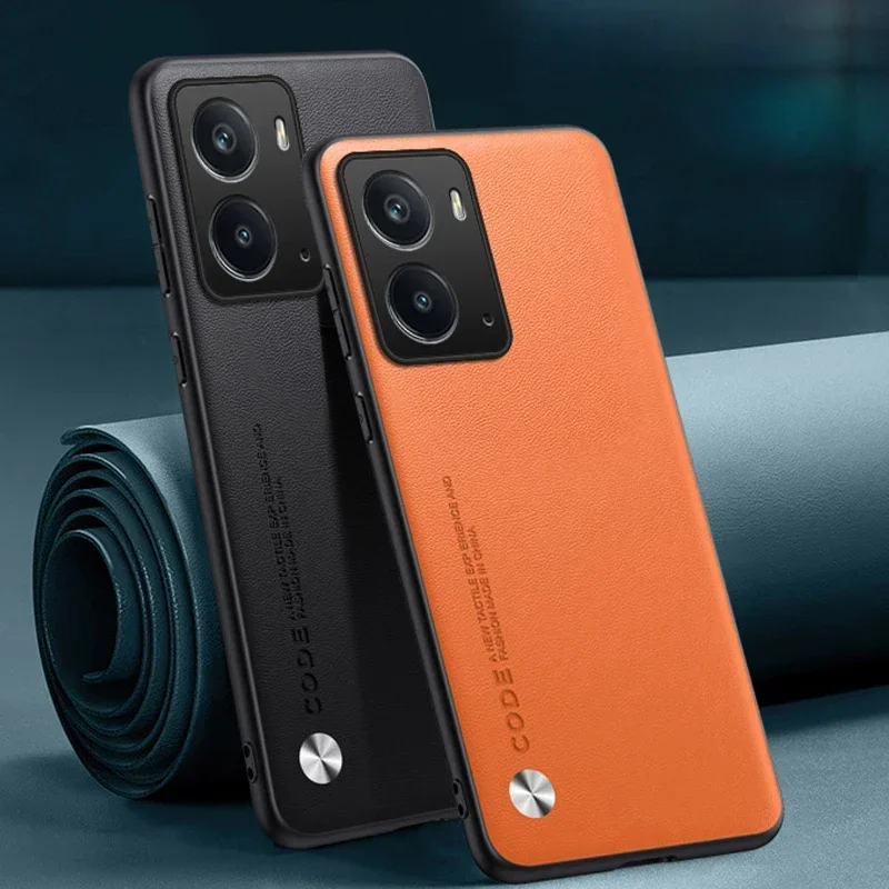 Custodia per Realme Neo 7X Custodia in pelle PU in fibra di carbonio per Realme GT Neo7 SE GT7 Pro Racing Anti-shock Custodia morbida per paraurti