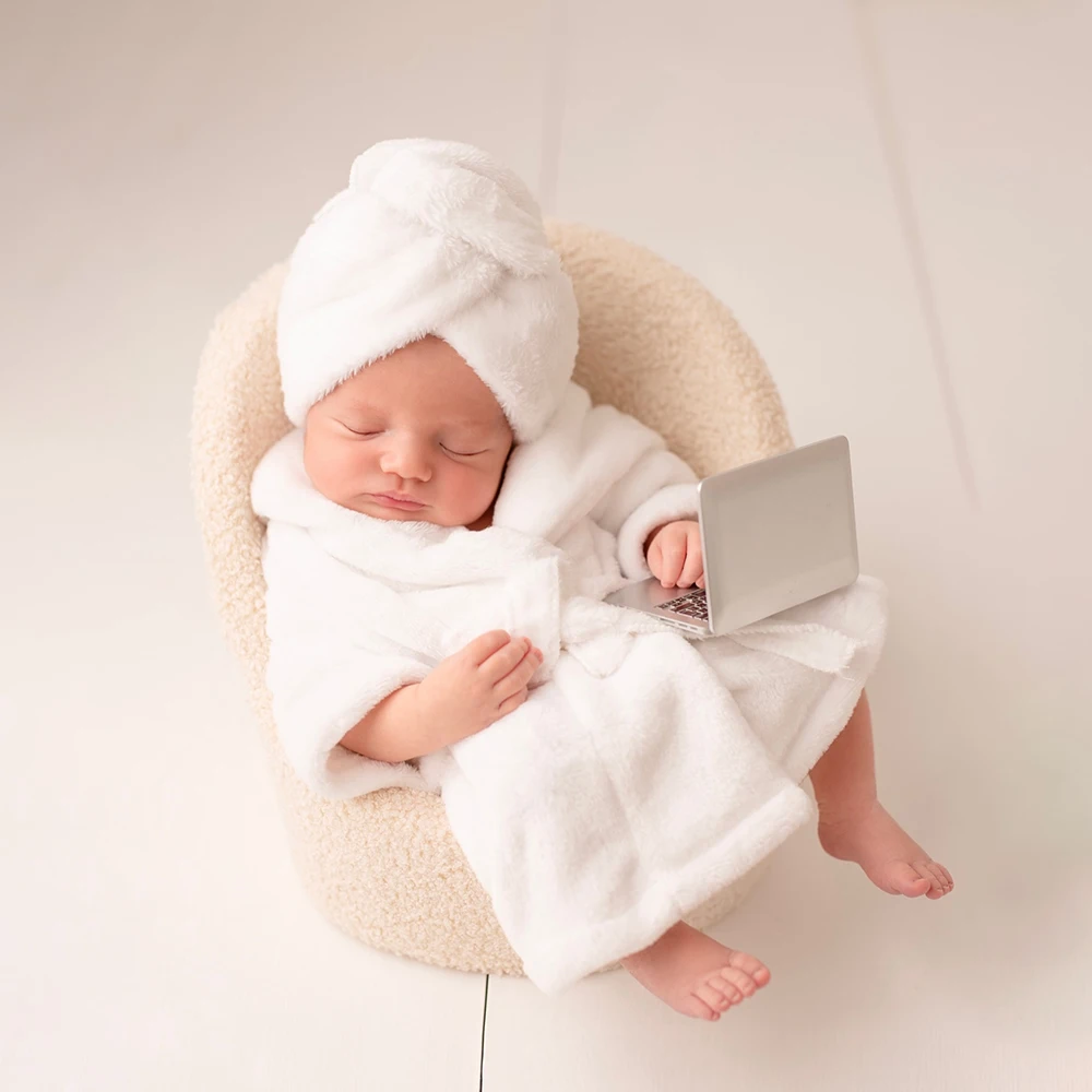 

Реквизит для фотосъемки новорожденных, шарф, халаты, комплект из 2 предметов, леопардовый костюм, реквизит для фотосессии, подарочные аксессуары для душа