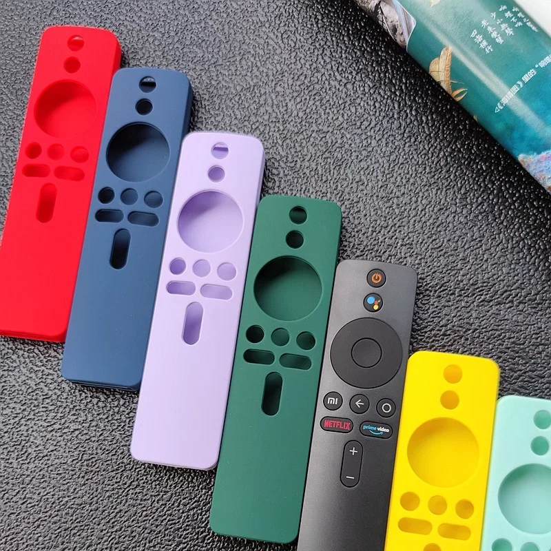 Silicone Shockproof Remote Cover for Xiaomi Mi Box S/4X & Mi TV Stick - Protective Skin-Friendly Case